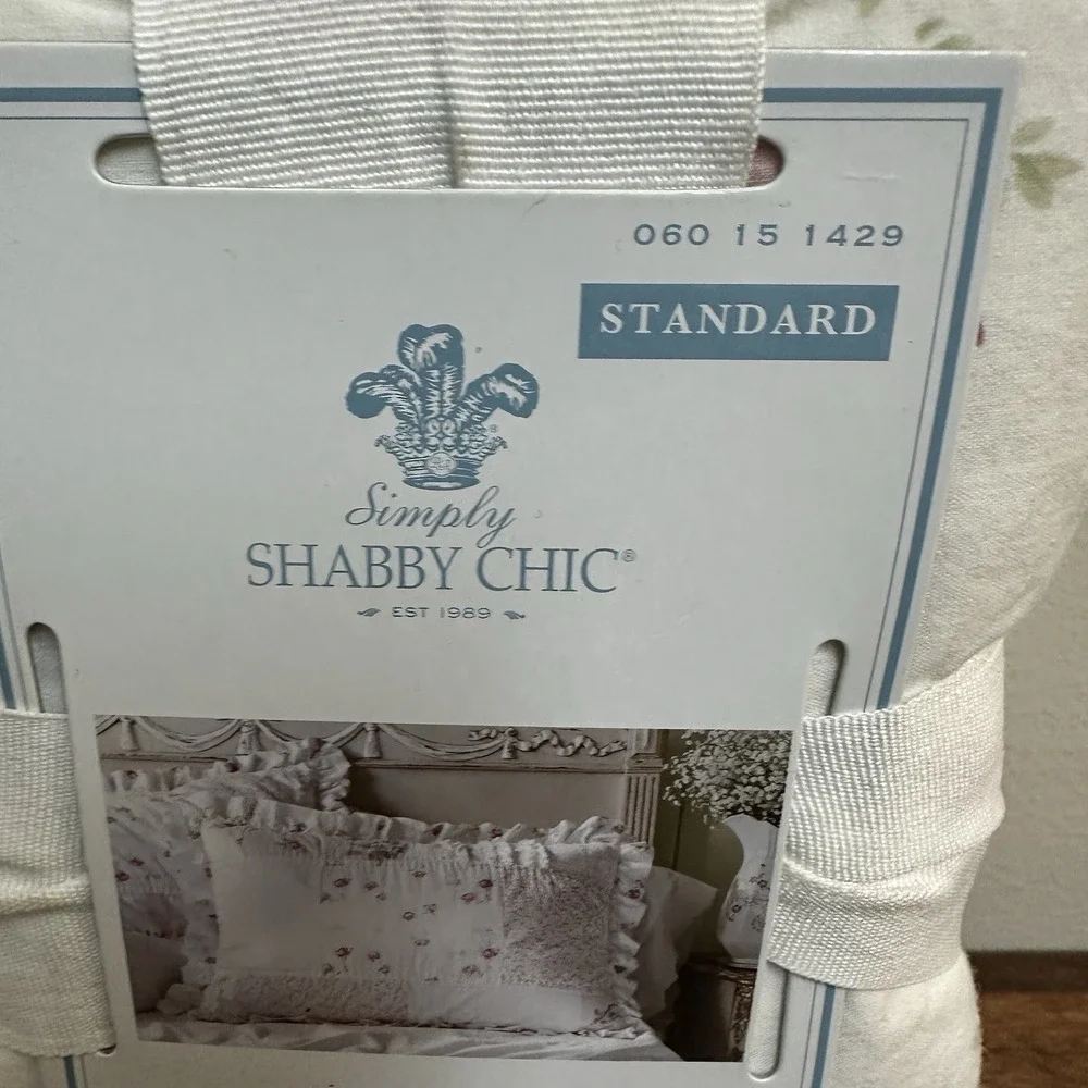 2016 Simply Shabby Chic Floral Ditsy‎ Patchwork Standard Ruffle Pillow Sham NEW